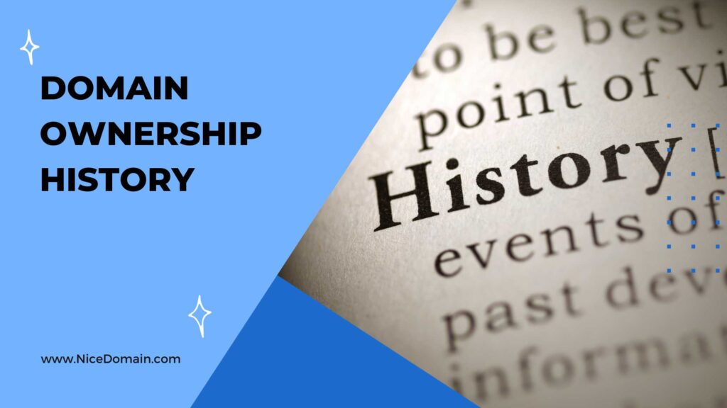 domain ownership history